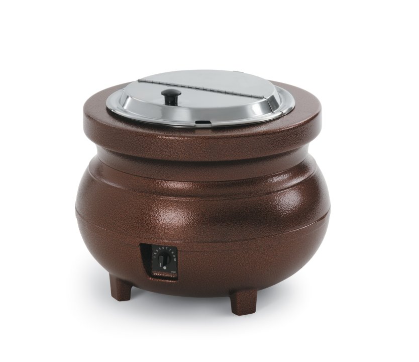 11-quart 120-volt Cayenne® 1776 & 1777 Colonial Kettle™ rethermalizer in antique copper