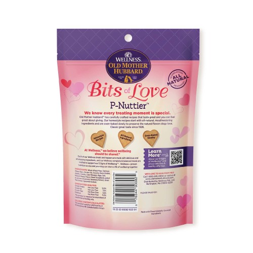Old Mother Hubbard Seasonal Bits of Love back packaging
