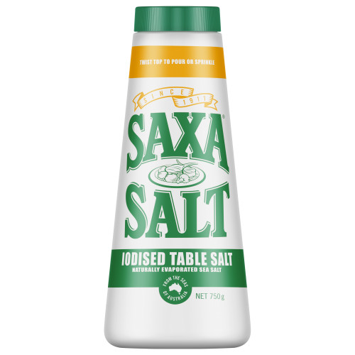  Saxa® Iodised Table Salt 750g 
