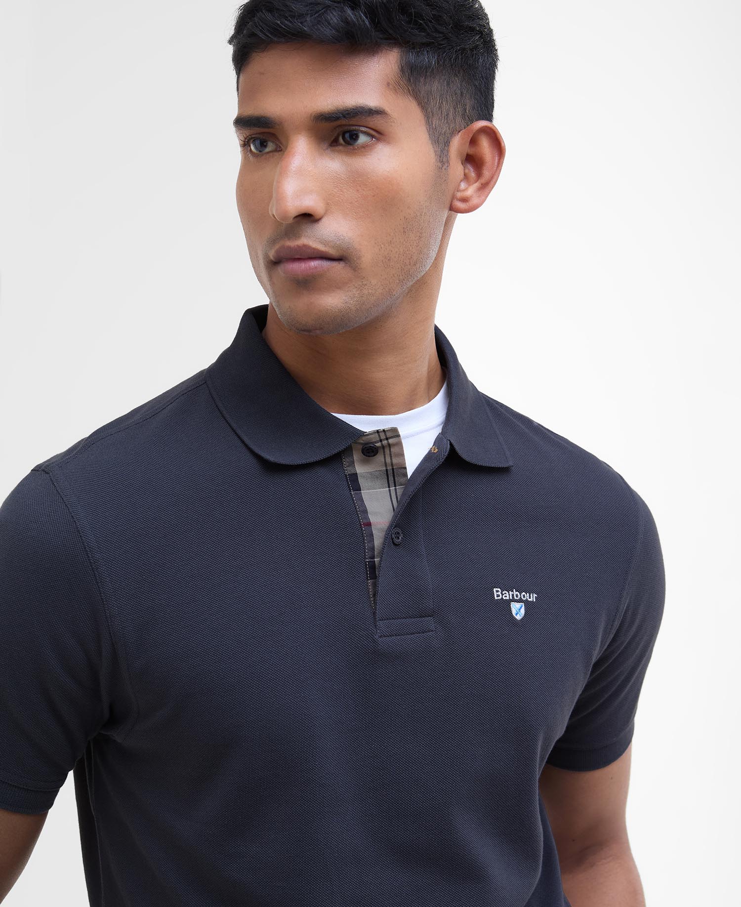 Tartan Pique Polo Shirt image number 3
