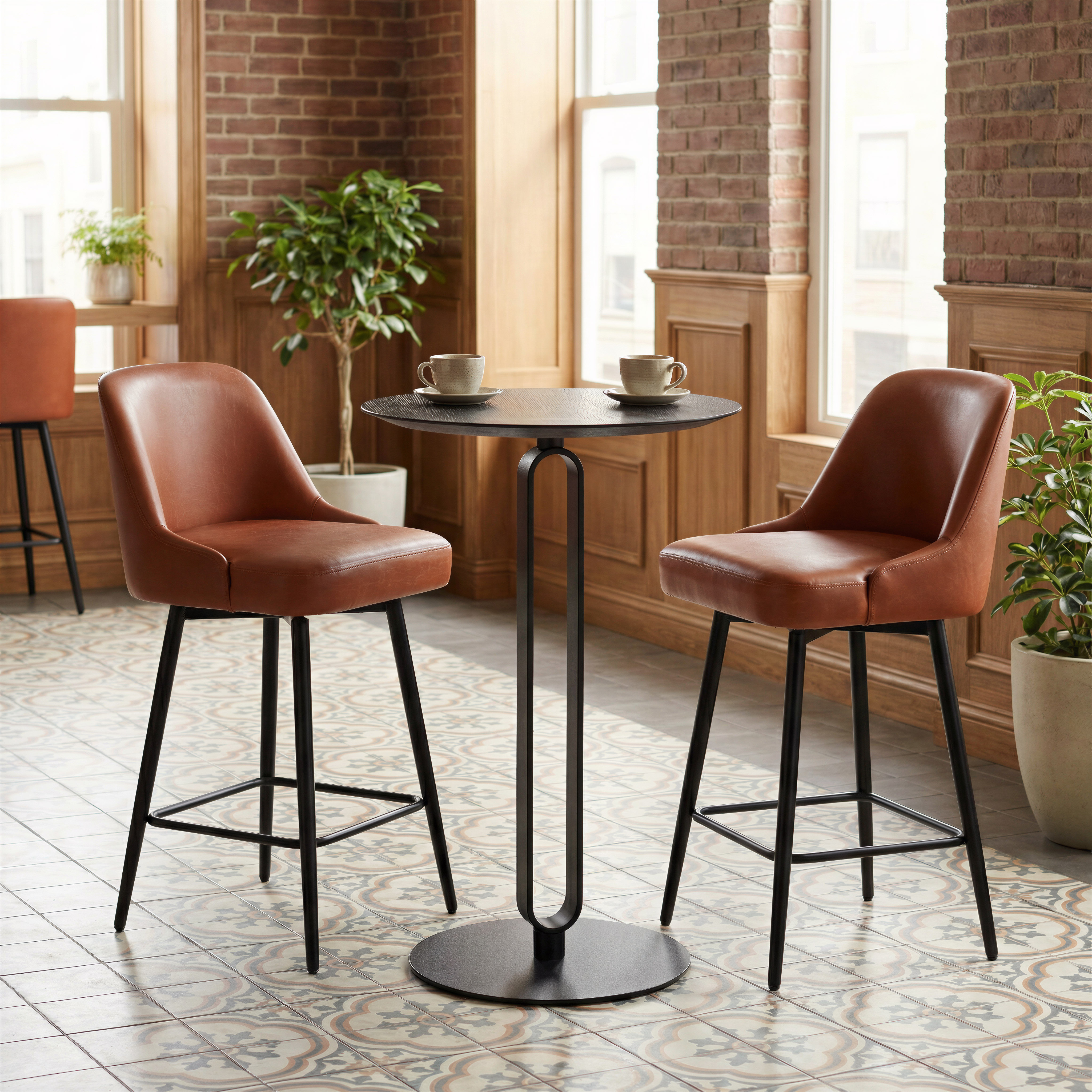 Keppel Swivel Counter Stool Brown product image