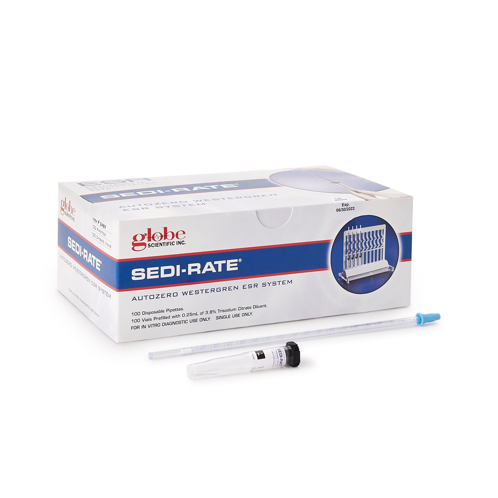 Sedi-Rate™ ESR Autozero Westergren Hematology Test Kit