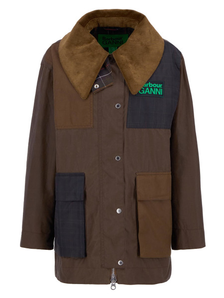Barbour x GANNI Waxed Duffle Coat Barbour x GANNI Waxed Duffle Coat