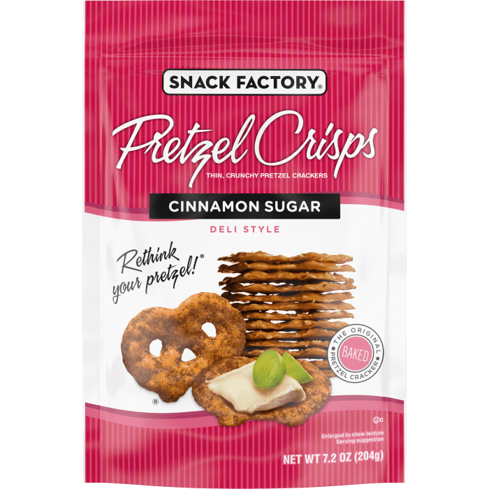 Cinnamon Sugar Pretzel Crisps