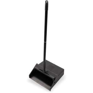 Carlisle, Black, 11", Dust Pan with Long Handle