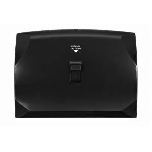 Hospeco, Health Gards Lever-Action Toilet Seat Cover Dispenser, Black