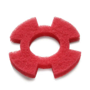 Tennant, Red, 8.5", Trapezoid Floor Pad