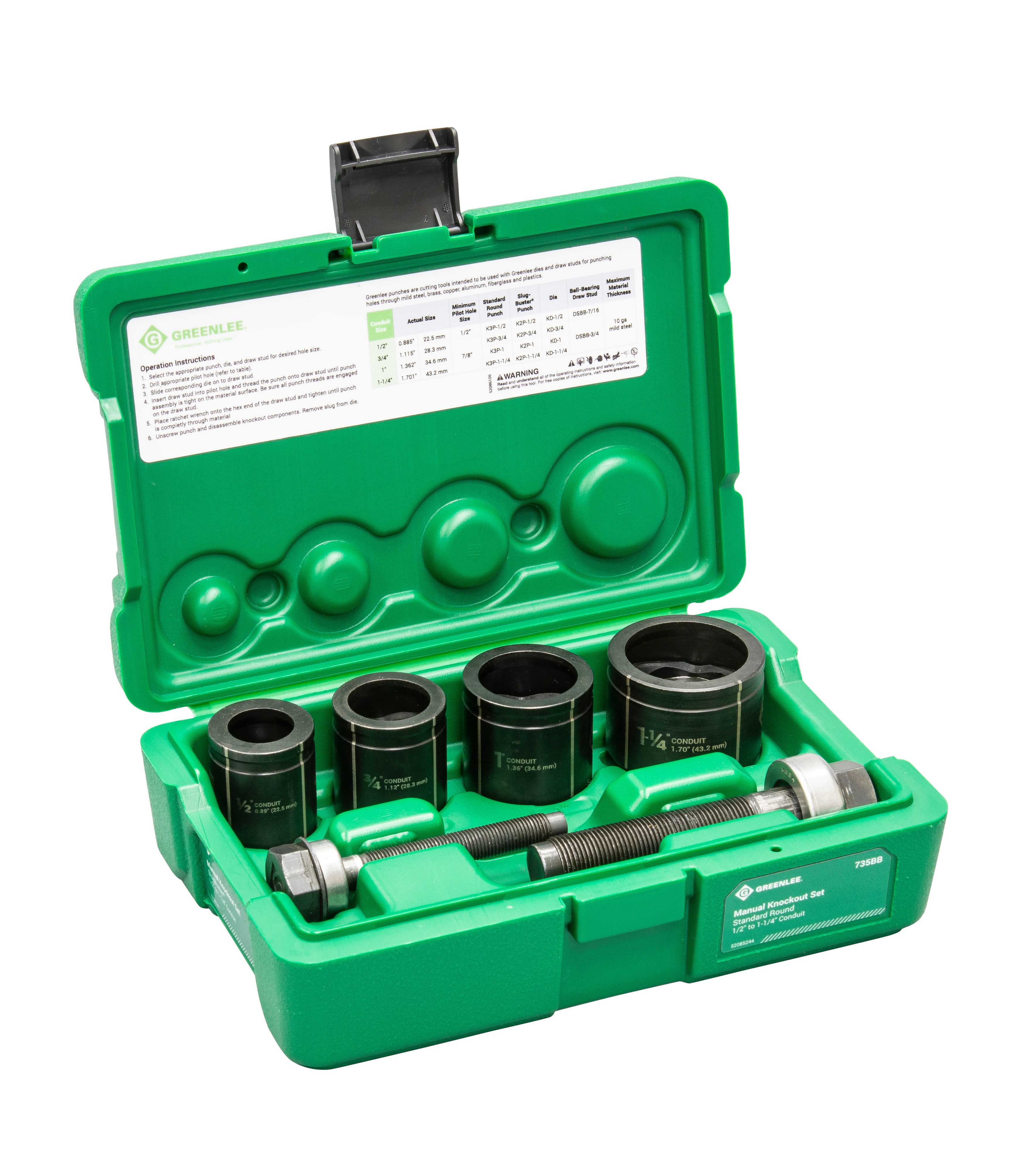 KO SET, SR, 1/2" - 1-1/4" - Image 4