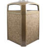 Rubbermaid Commercial, Landmark Series, Landmark Series  Decorative Stone Panels 35 Gal River Rock