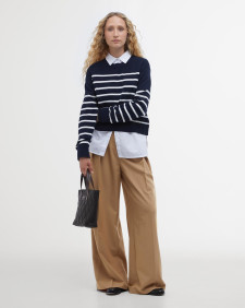 Maglione girocollo Emery con motivo a righe 