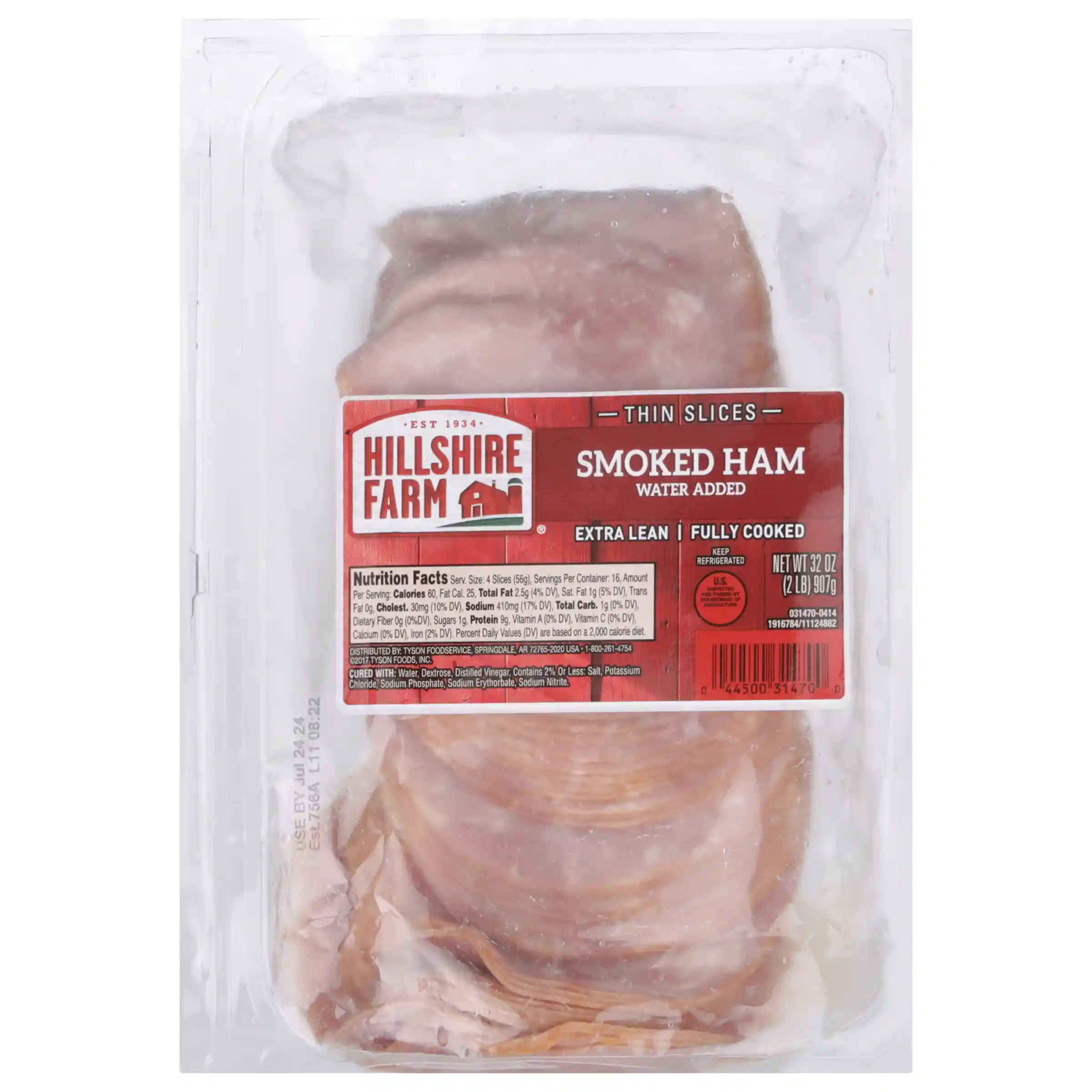 Hillshire Farm® Sliced Smoked Ham, Water Added_image_3