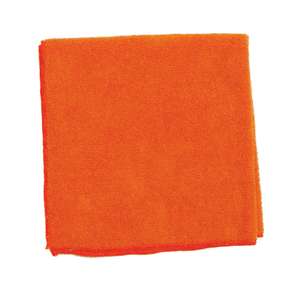 Hillyard, 16"x16", Microfiber, Cloth, Orange