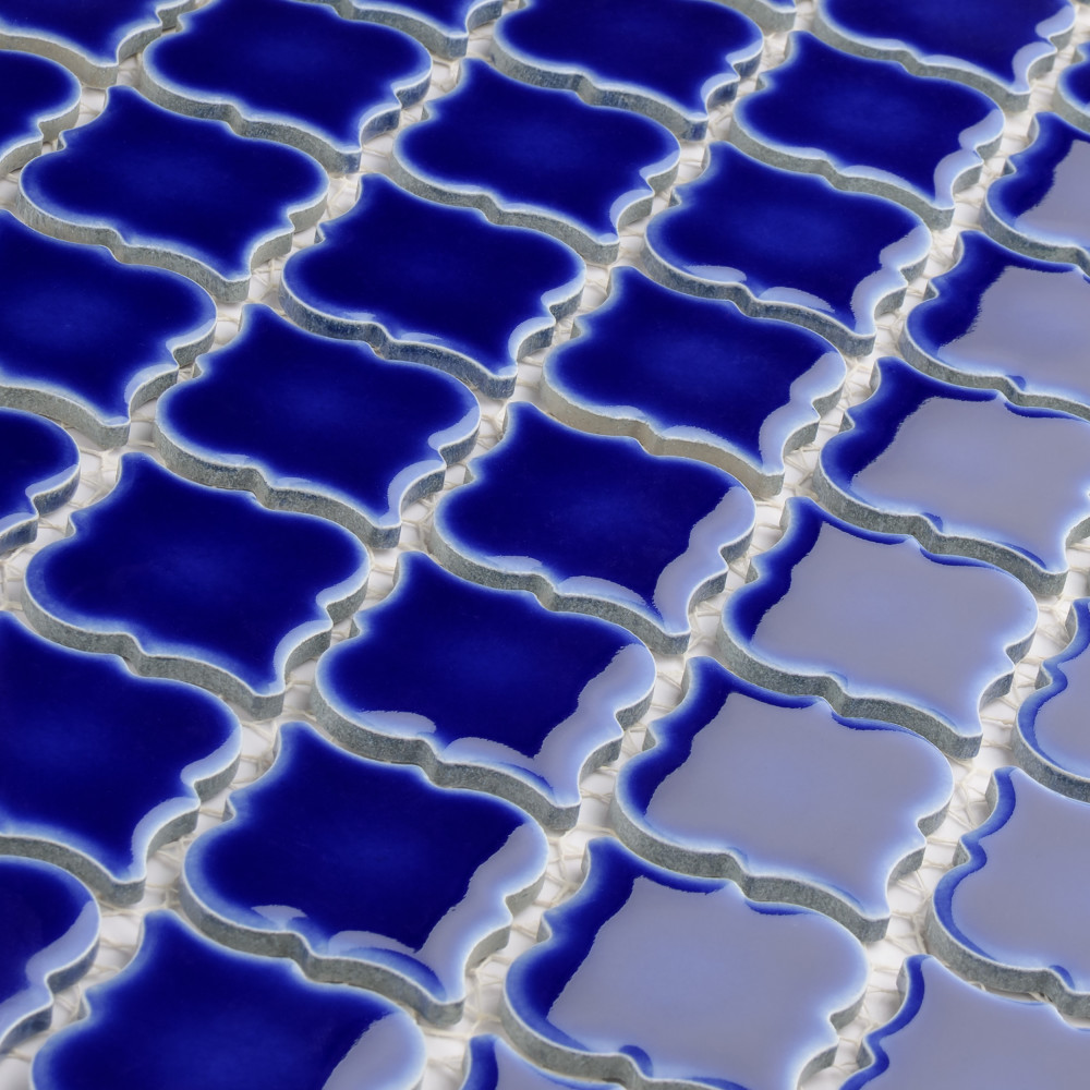 Sample – Hudson Tangier Cobalt Blue Porcelain Mosaic Tile