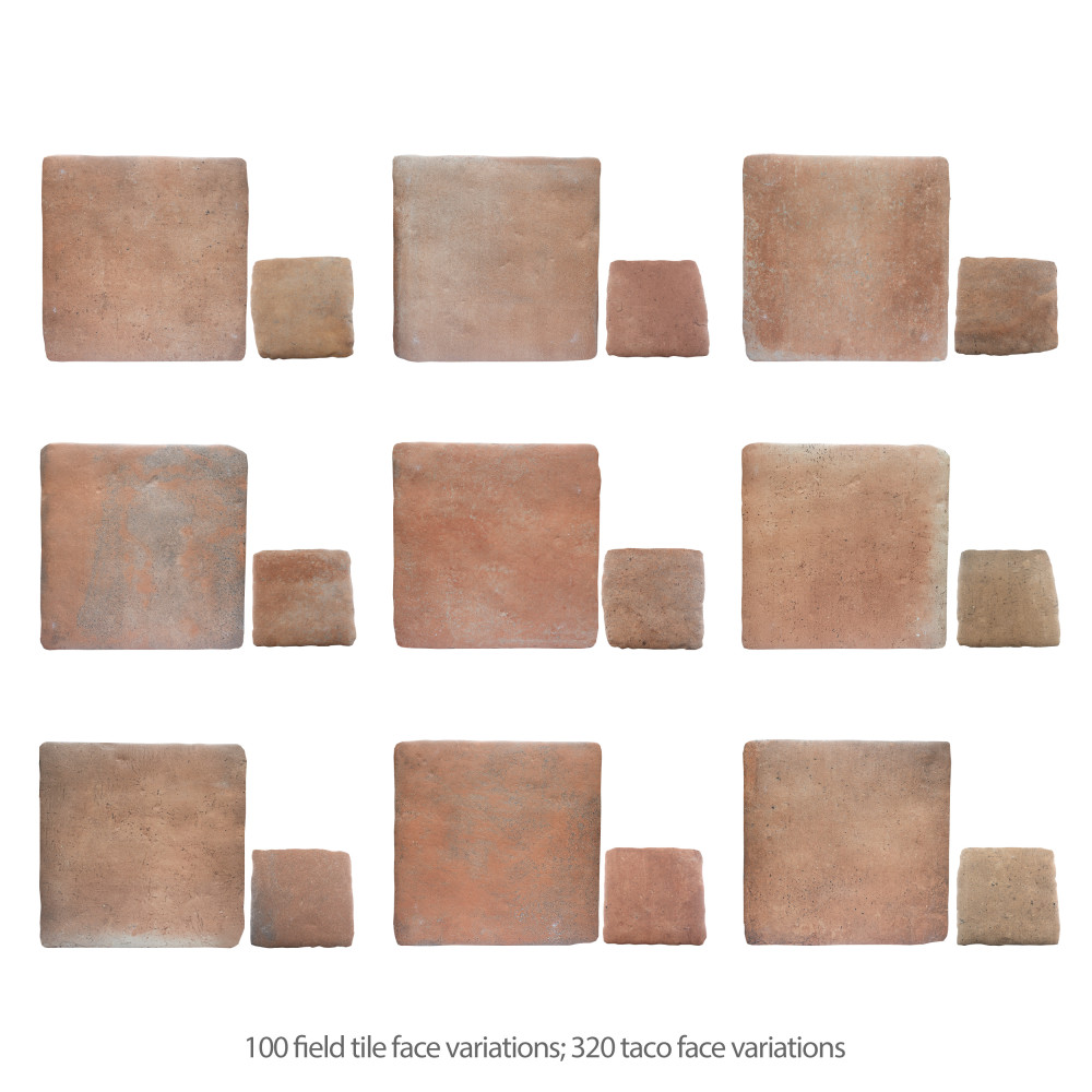 Benisa Marelle Cotto with Cotto Taco 11-7/8 in. x 17-3/4 in. Porcelain Floor and Wall Tile