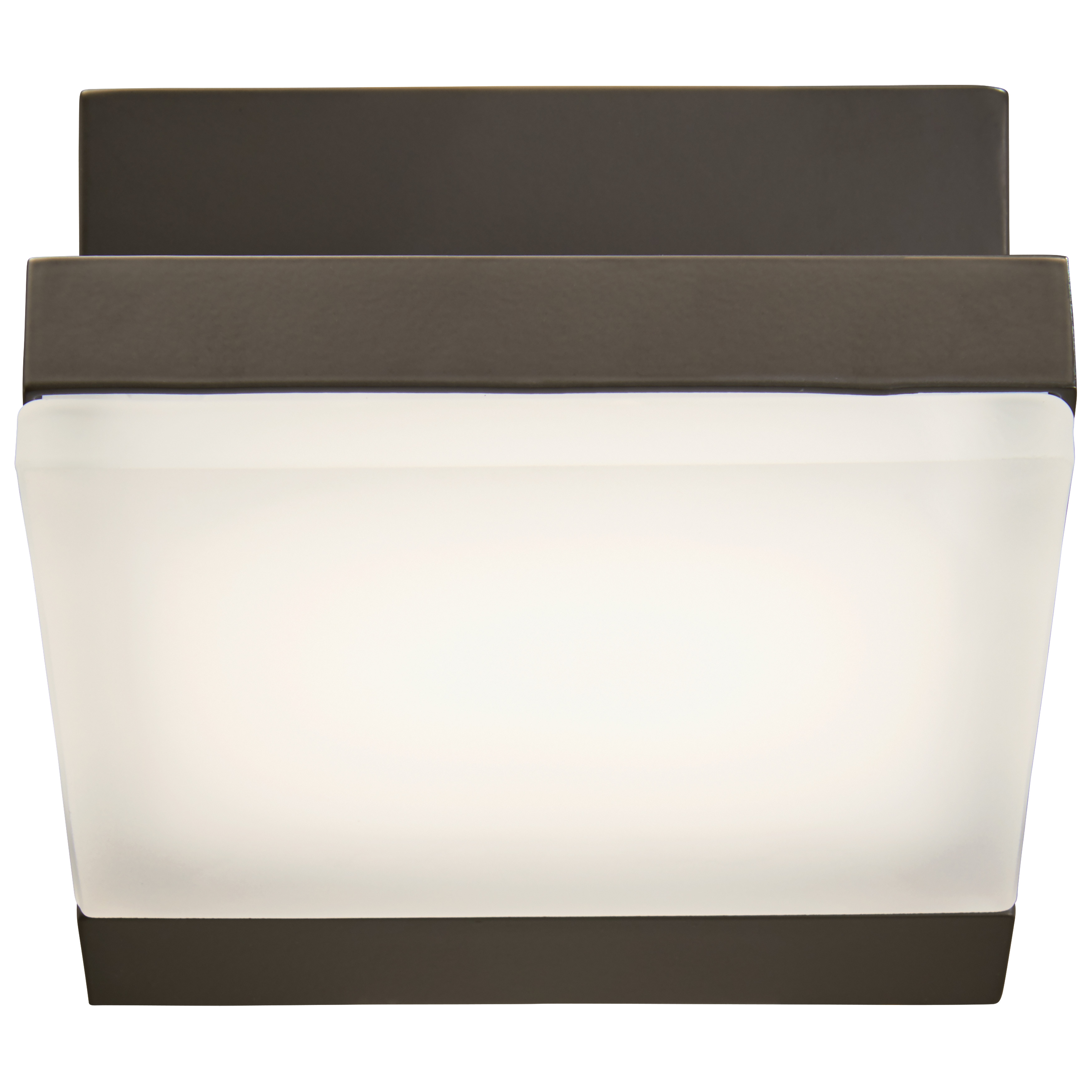 The Angle LED Wall Sconce combines transitional styling with modern LED efficiency. Its compact 6-inch profile and oil rubbed bronze finish make it ideal for bathrooms, hallways, and entryways requiring both indoor and outdoor versatility. - alternate view