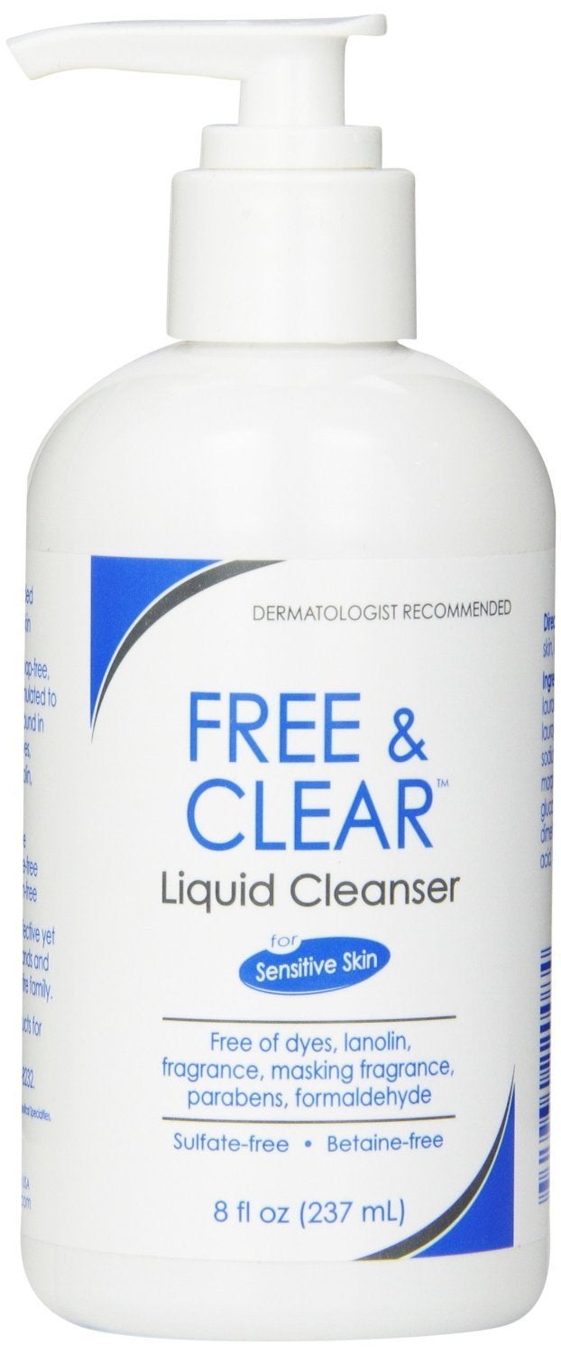 Pharma Tek CLEANSER, FREE & CLEAR LIQ 8OZ
