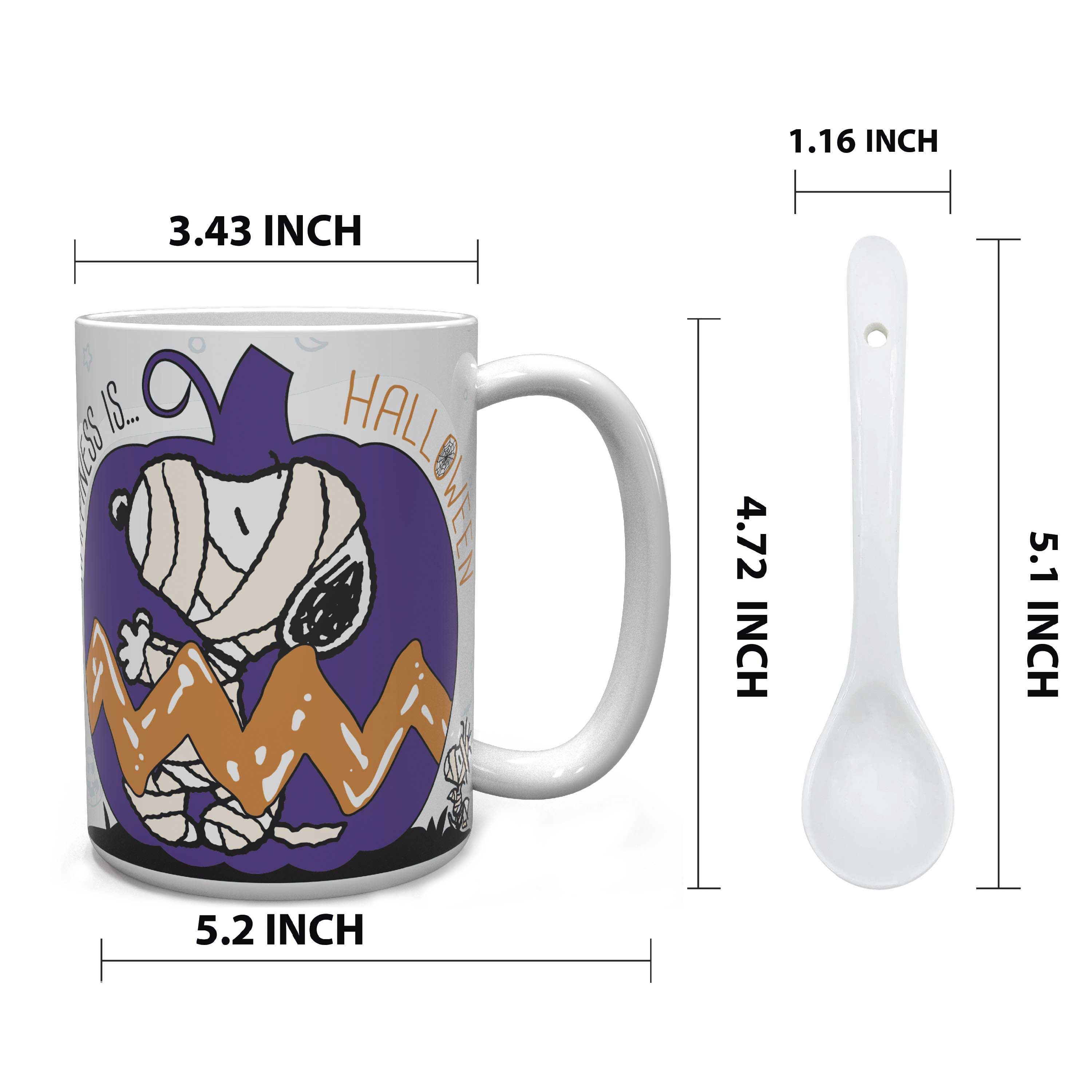 Peanuts 15 ounce Coffee Mug and Spoon, The Great Pumpkin slideshow image 7