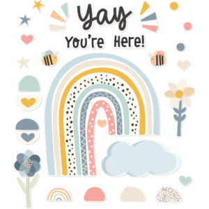 We Belong Yay You're Here! Bulletin Board Set