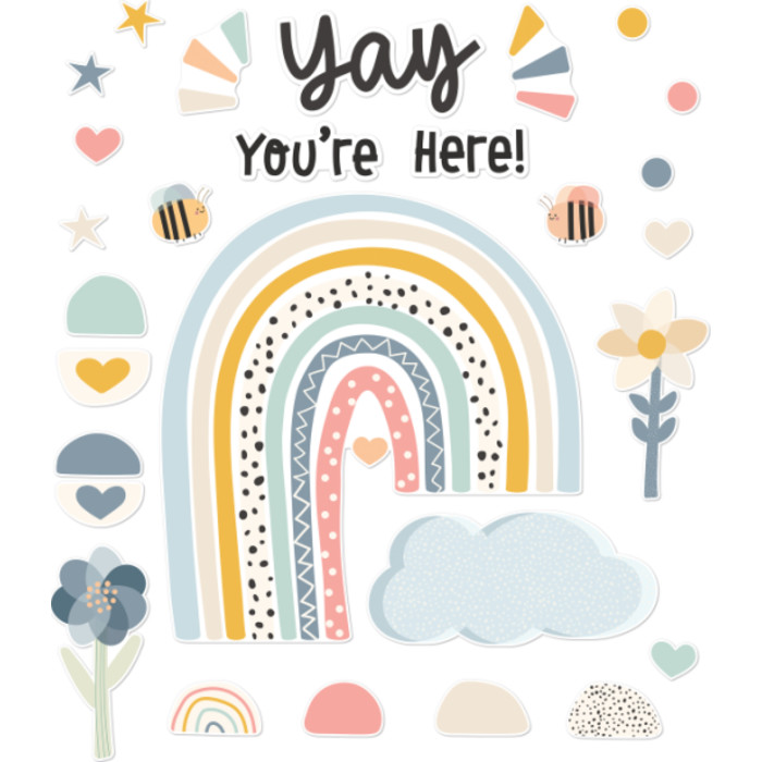 We Belong Yay You're Here! Bulletin Board Set