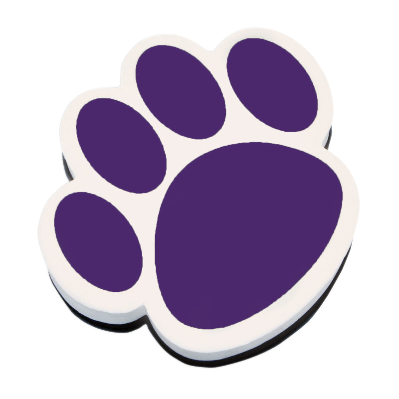 Magnetic+Whiteboard+Eraser%2C+Purple+Paw