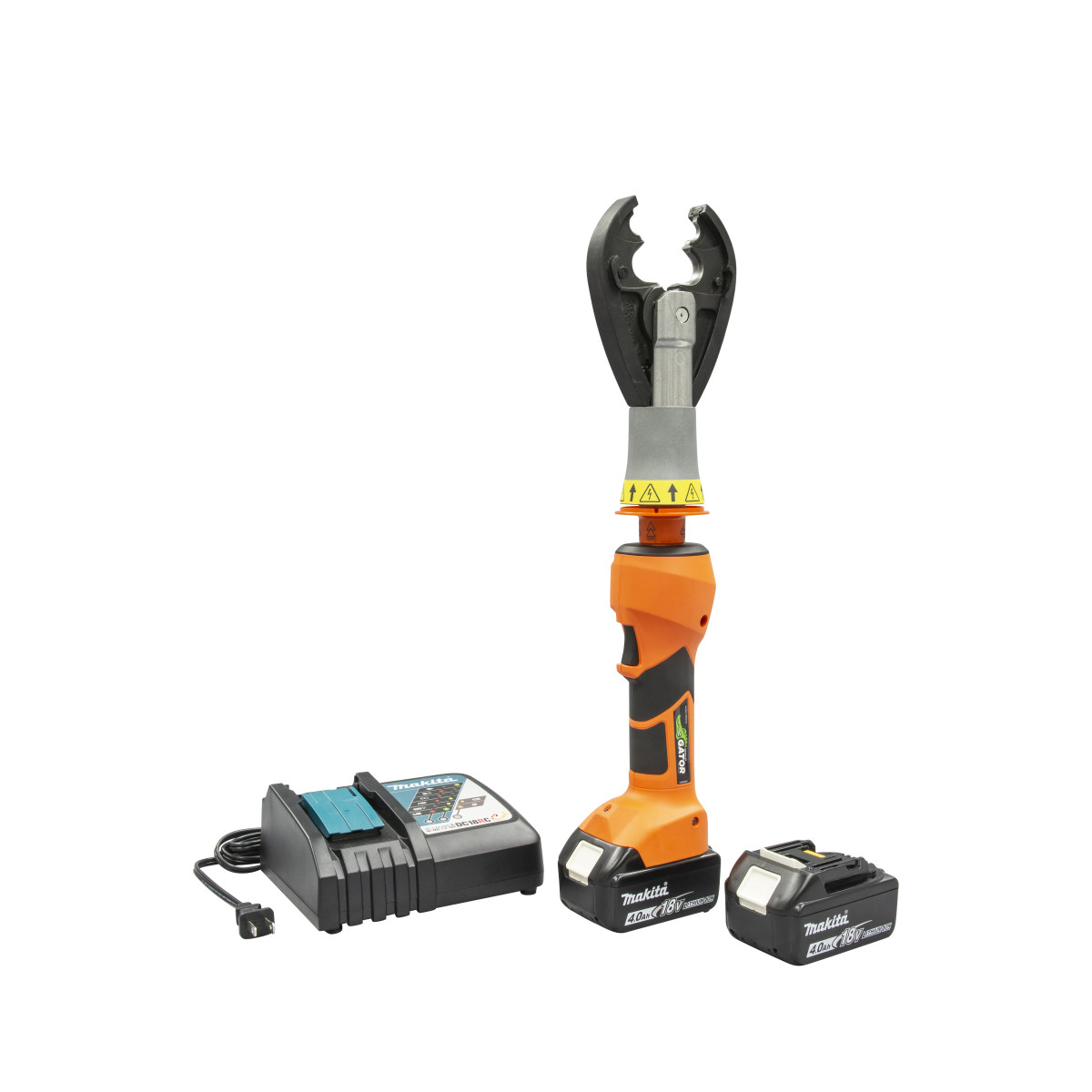 6 Ton Insulated Crimper with CJD30 Head and 120V Charger. 1000v Insulation. Brush guarded head - helps avoid accidental contact with conductors. Tri-insulation barrier - Provides three (3) layers of protection (Patent Pending). 360° Rotating head  - For improved agility in confined work spaces. Double -tap safety feature option -Prevents unintentional operation. Bluetooth® communication