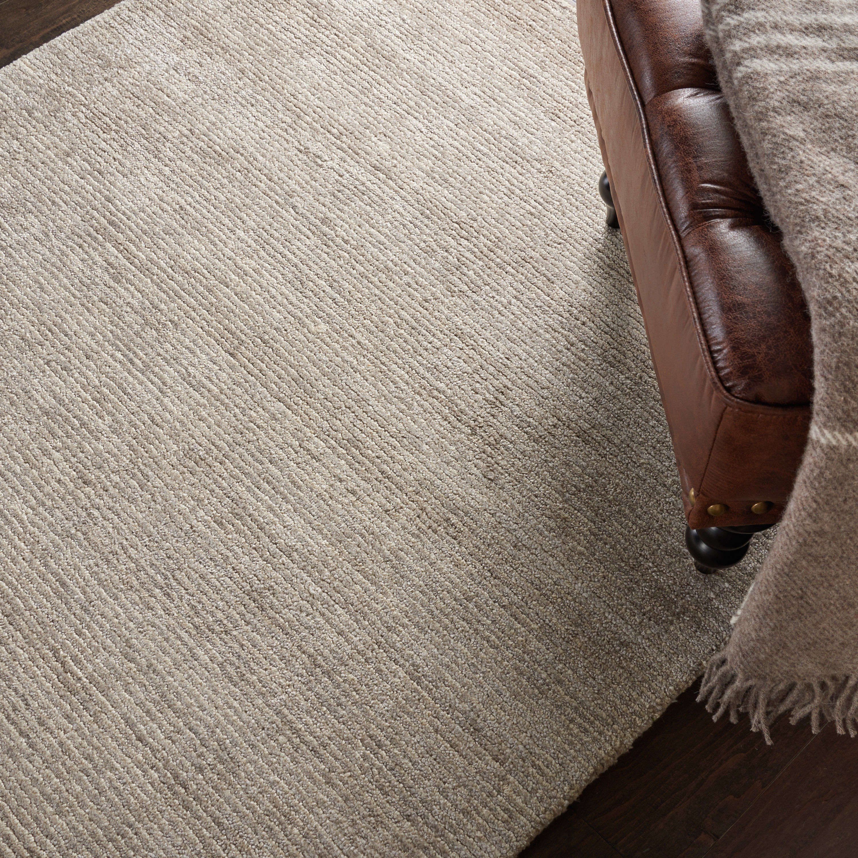 Nourison Weston 5'3" x 7'5" Oatmeal Modern Indoor Rug