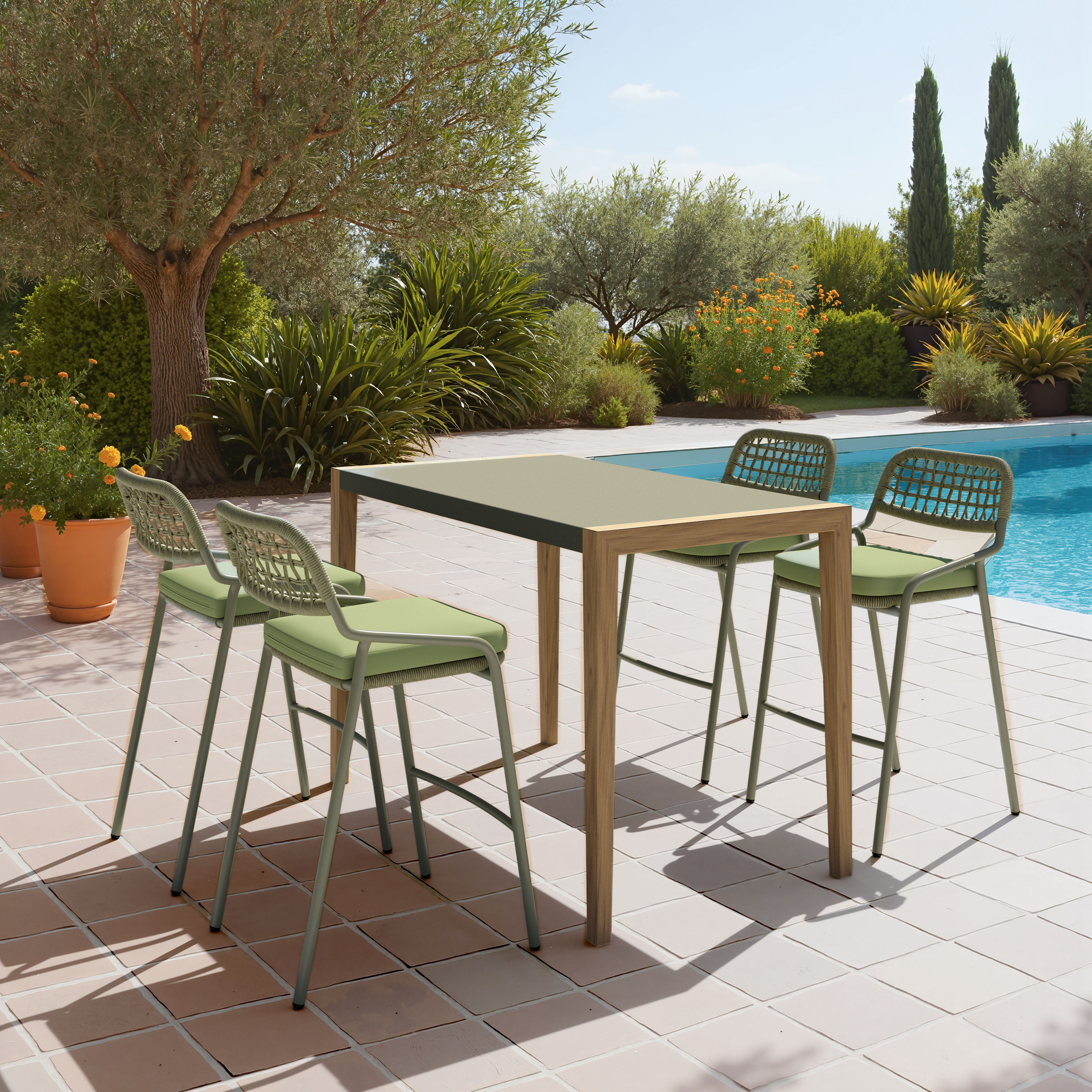 Rio Barstool (Set of 2) Green product image