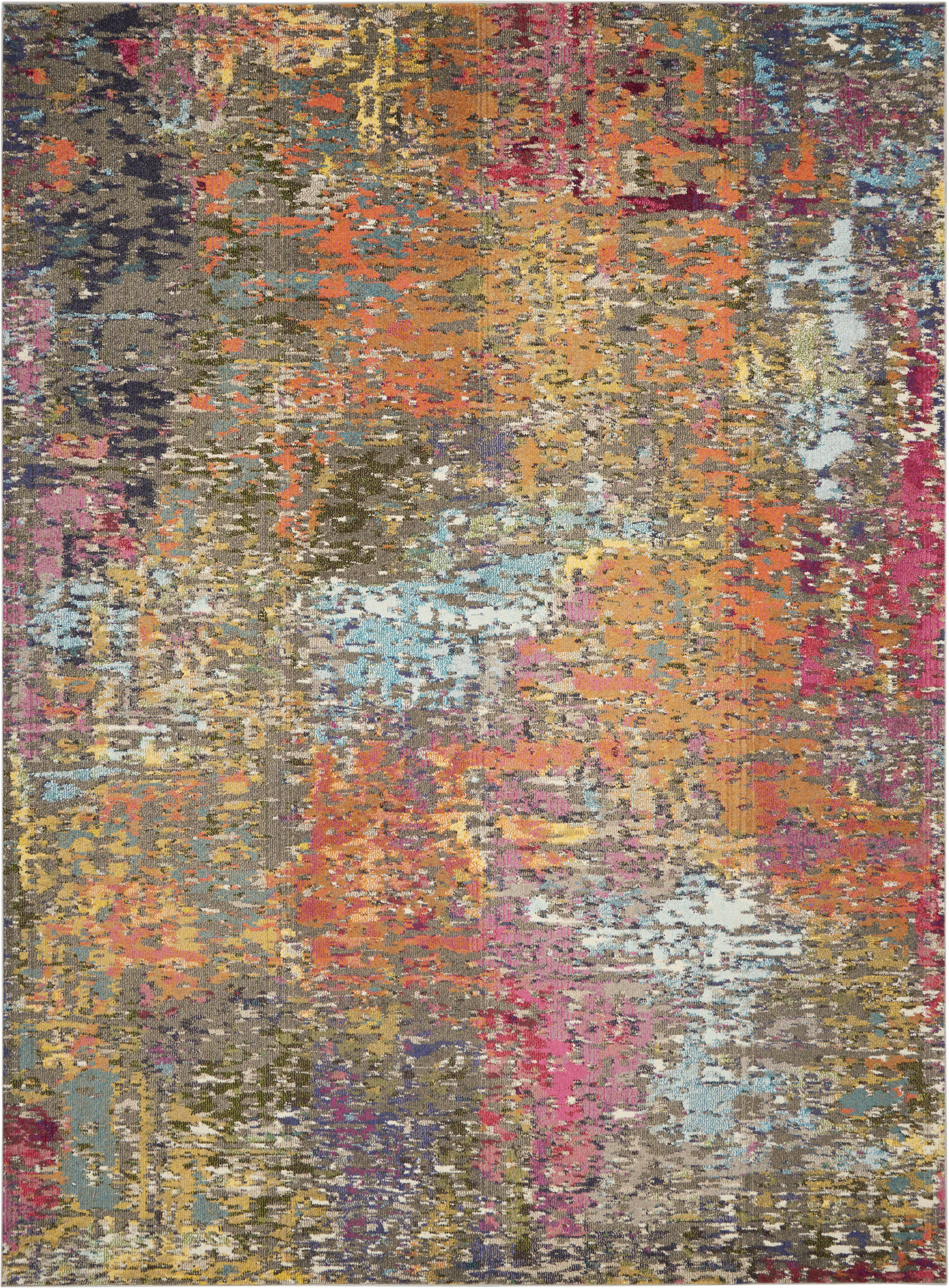 Nourison Celestial 6'7" x 9'7" Sunset Modern & Contemporary Indoor Rug