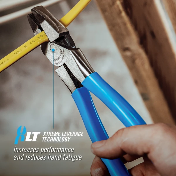 369 9.5-inch XLT Round Nose Linemen's Pliers
