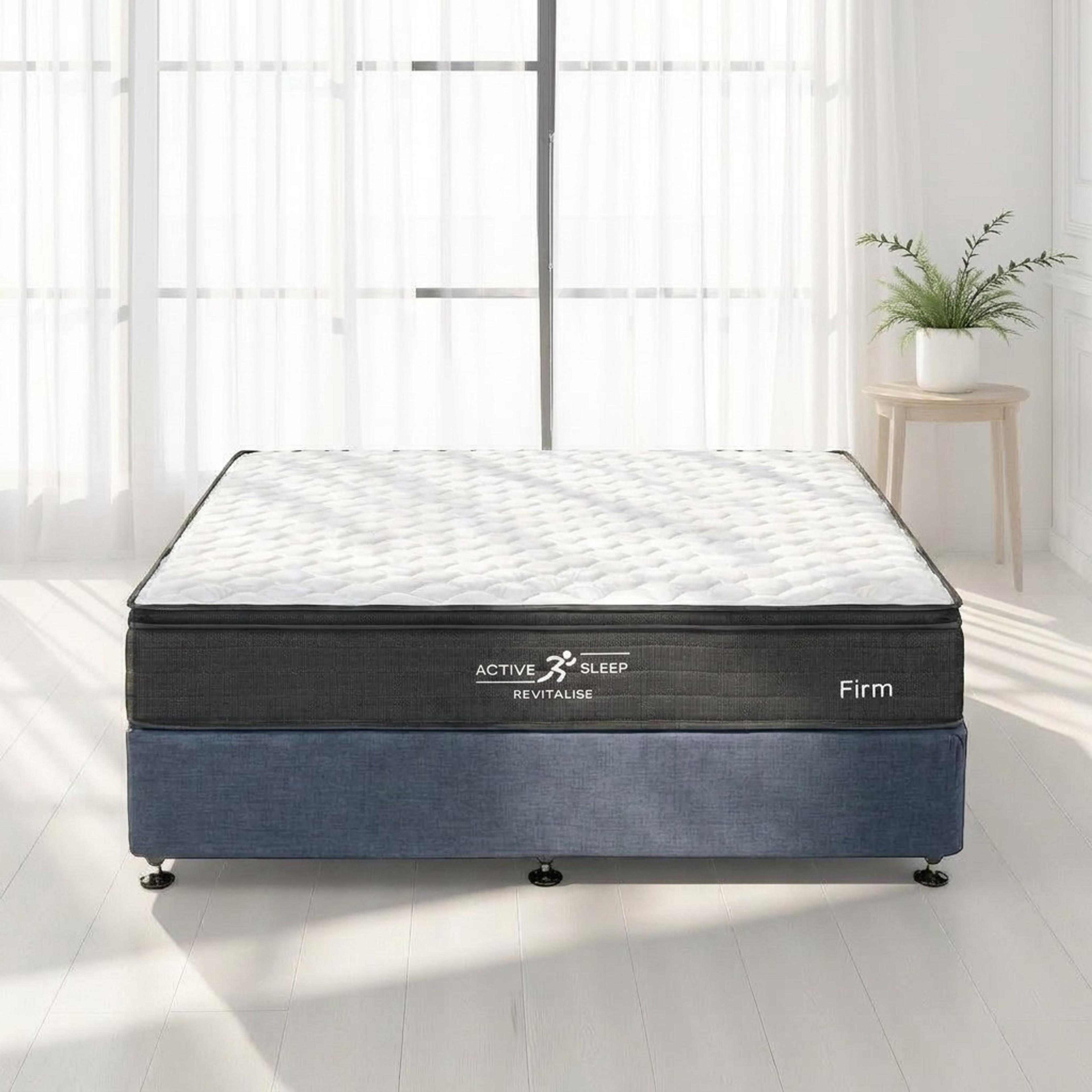 Lifestyle image of the  Active Sleep Revitalise Mattress, Firm from Forty Winks