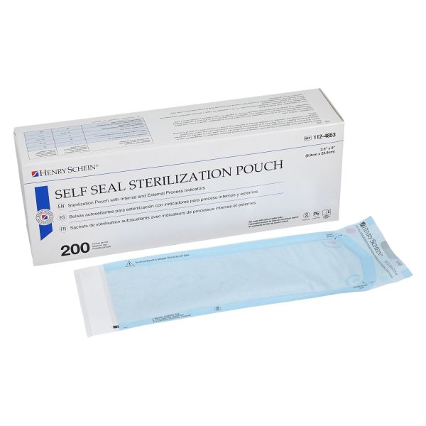 Self Seal Sterilization Pouch 3.5 x 9" -200/Box