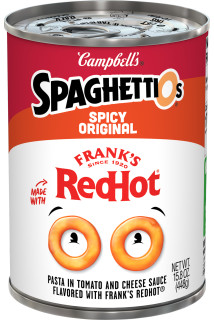 SpaghettiOs® Spicy Original made with Frank’s RedHot®
