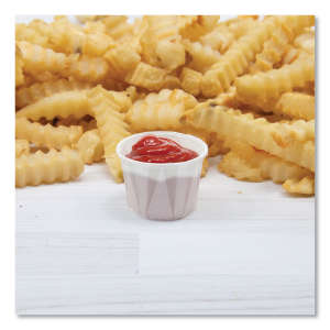 Solo, Paper Portion Cups, ProPlanet Seal, 0.75 oz, White