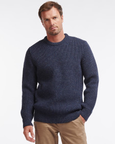 New Tyne Crew Neck Jumper Denim