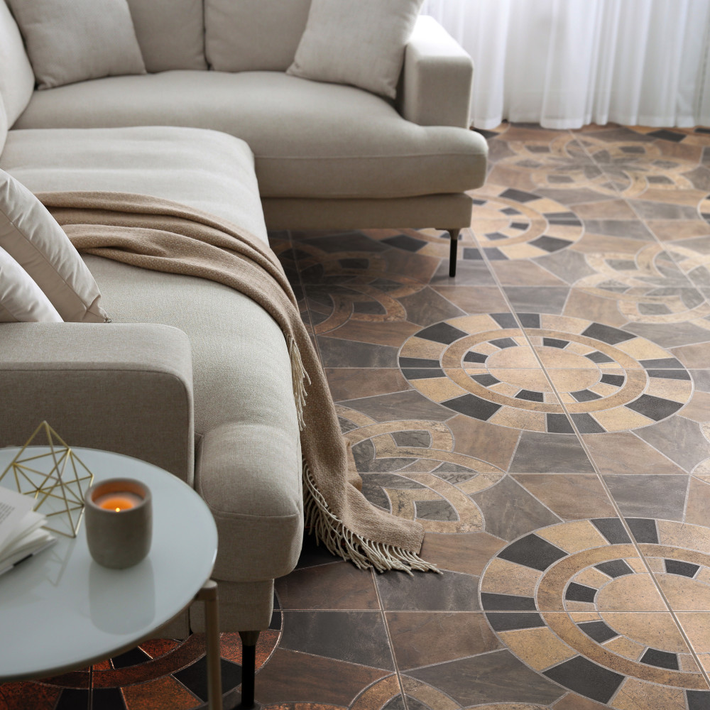 Cartago Azul 17-3/4 in. x 17-3/4 in. Ceramic Floor and Wall Tile