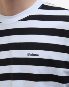 Saltford Striped Oversized T-Shirt Classic Black