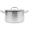 10-quart Optio™ sauce pot with low-domed cover