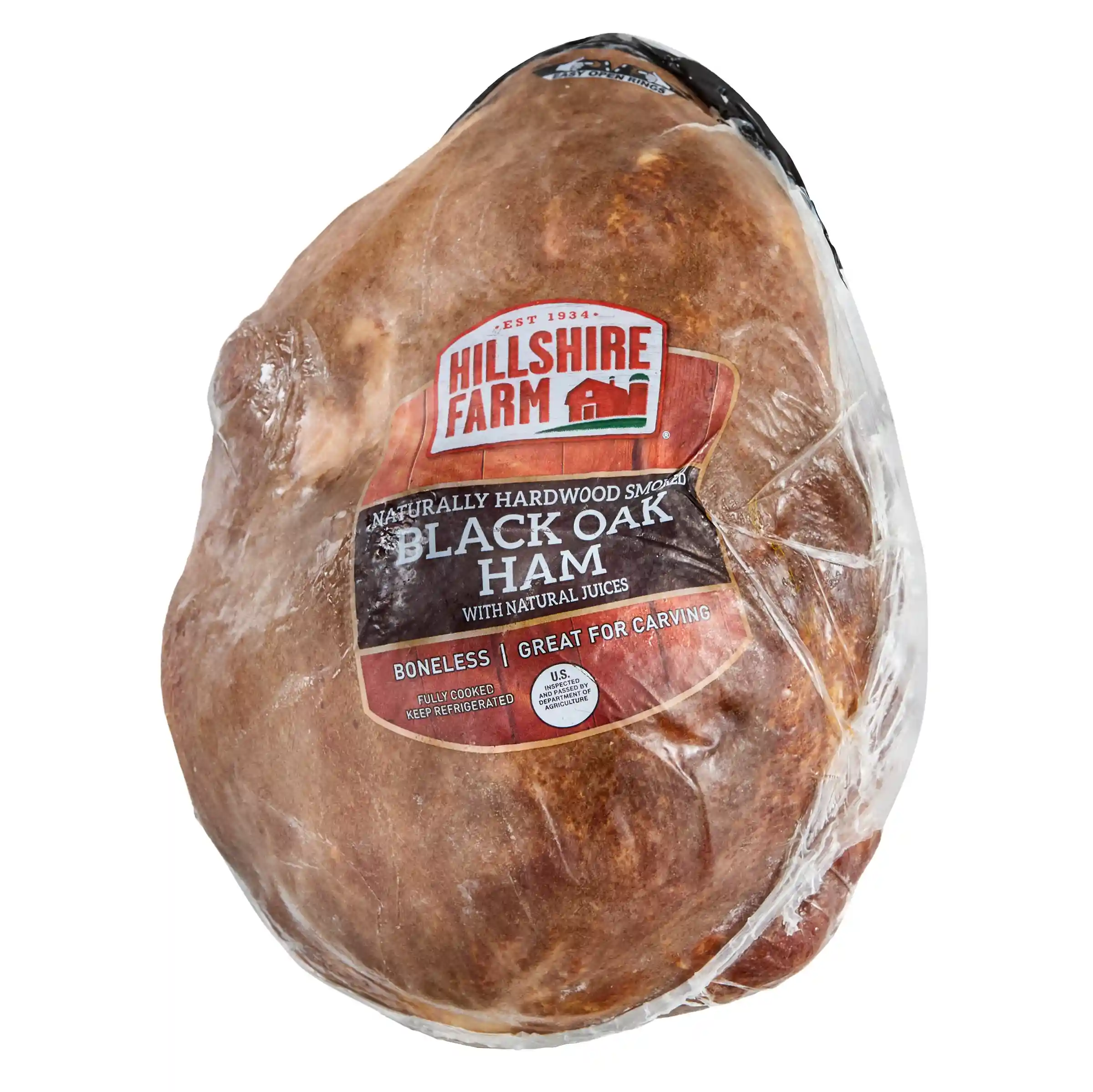 Hillshire Farm® Fully Cooked Boneless Black Oak Pit Ham with Natural Juices, 2 Count_image_3