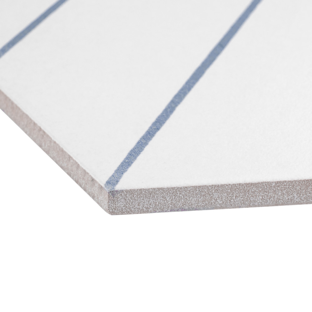 Sample – Porto Savona Hex Niagara Porcelain Floor and Wall Tile