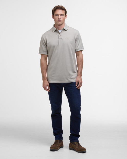 Heydon Short-Sleeved Polo Shirt Military Brown
