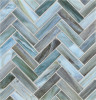 Agate Rimini 1×4 Herringbone Mosaic Silk