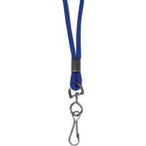 Cordón estándar con gancho giratorio, azul
