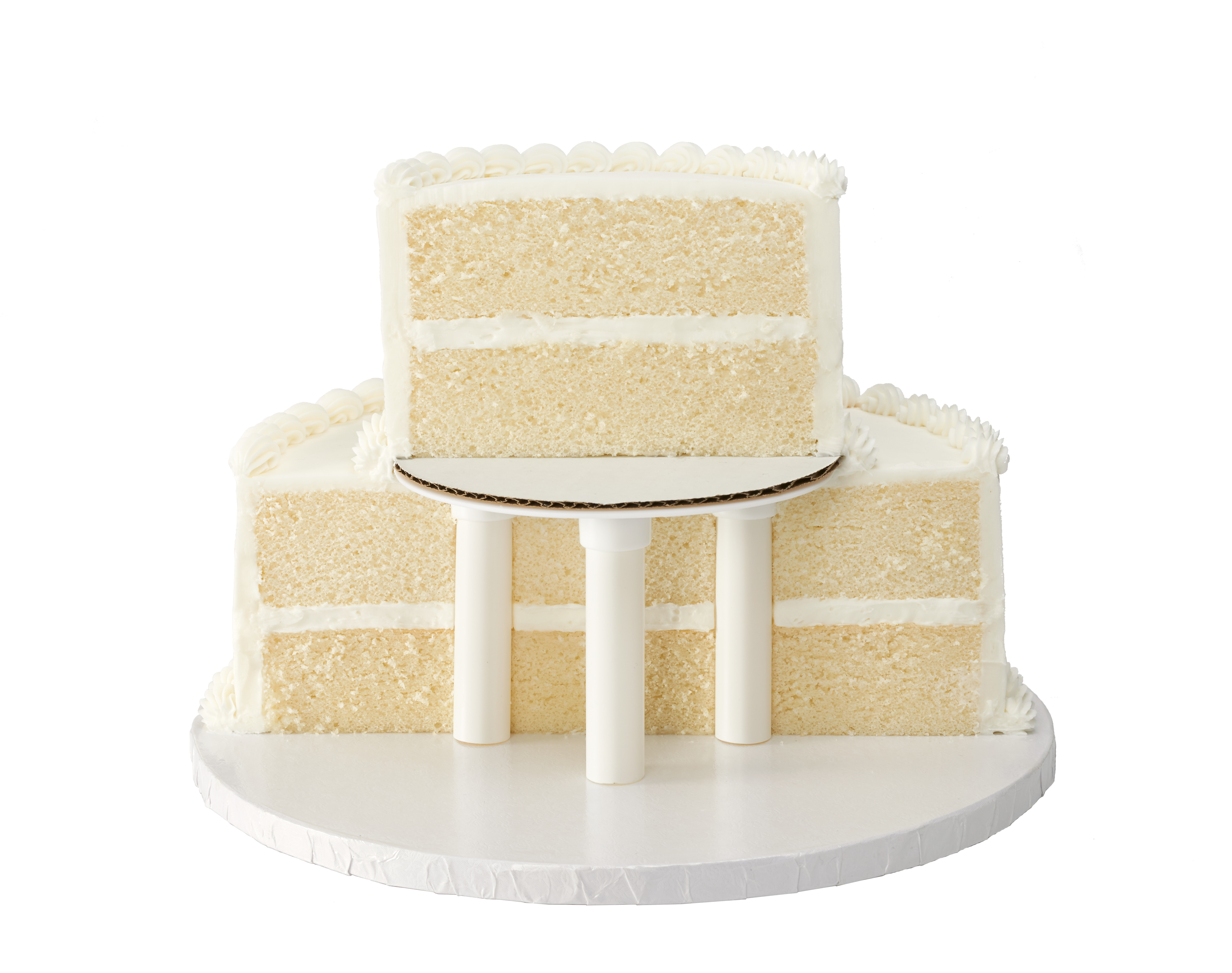 Cake Structure Set 6 10 Rd Stacked Cakes W White Boards | DecoPac