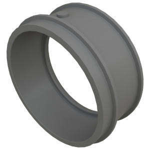 End Bell, PVC, 1 in.