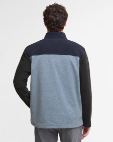 Giacca in pile color-block 