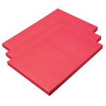 Prang&reg; Construction Paper, Medium Weight, Holiday Red, 12" x 18", 100 Sheets Per Pack, 3 Packs PAC9908-3