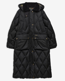 Longline Yasmin Down Puffer Jacket Black