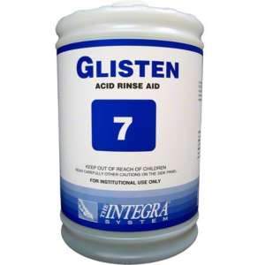 Anderson,  Glisten 7 Acid Rinse Aid,  1 gal Bottle