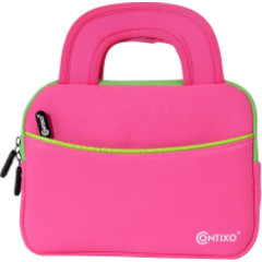 TB02 Protective Carrying Bag Sleeve Case for 10" Tablets, Pink