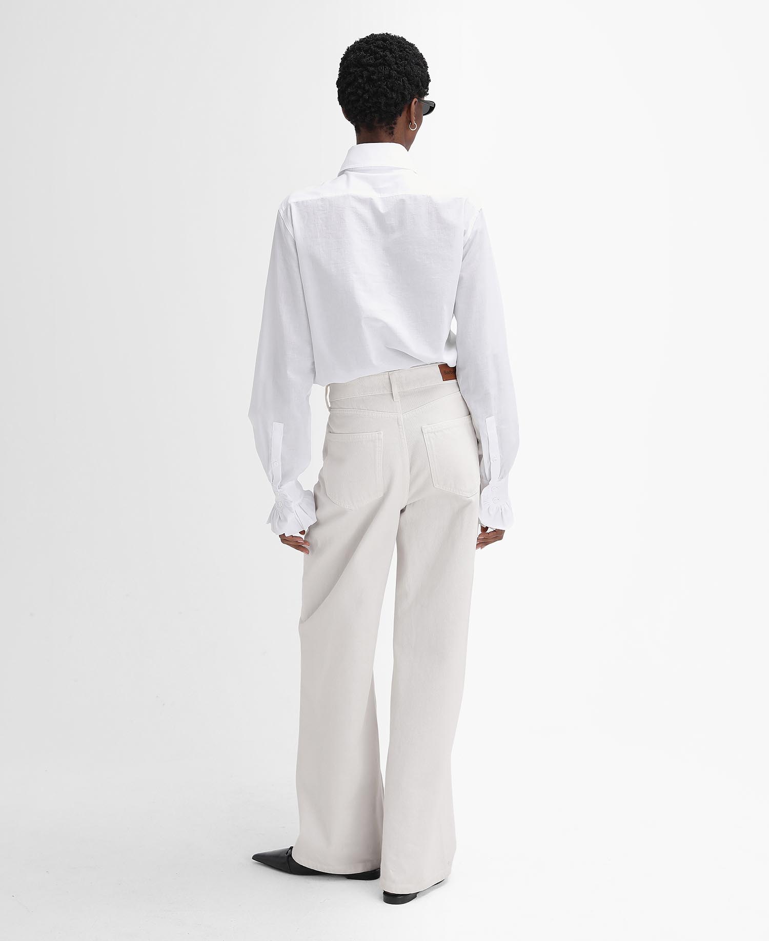 Barbour The Edit by Alexa Maximillian Ruffled Long-Sleeved Shirt image number 2